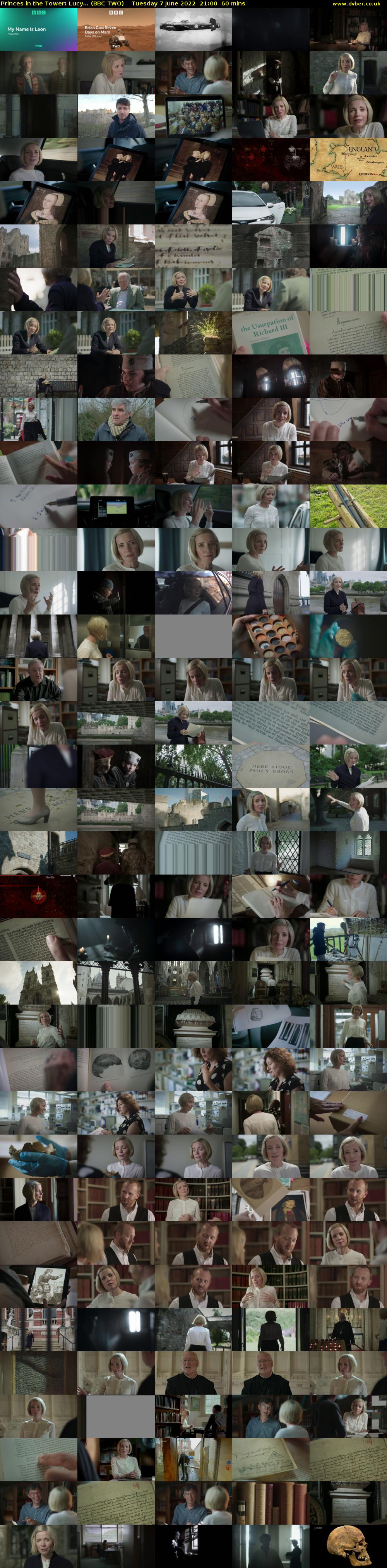Princes in the Tower: Lucy... (BBC TWO) Tuesday 7 June 2022 21:00 - 22:00