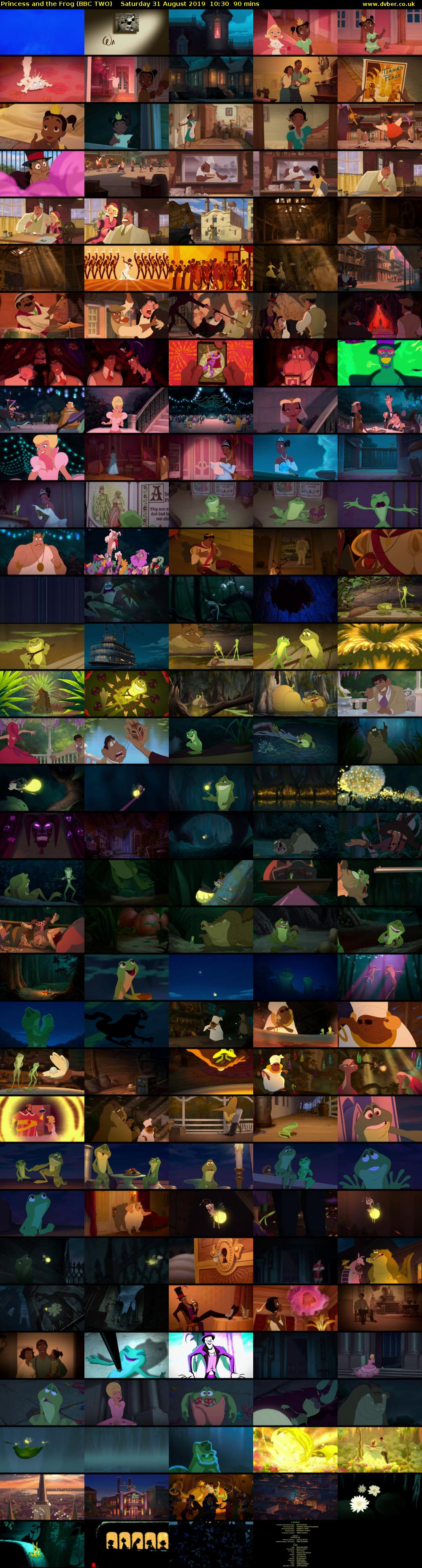 Princess and the Frog (BBC TWO) Saturday 31 August 2019 10:30 - 12:00