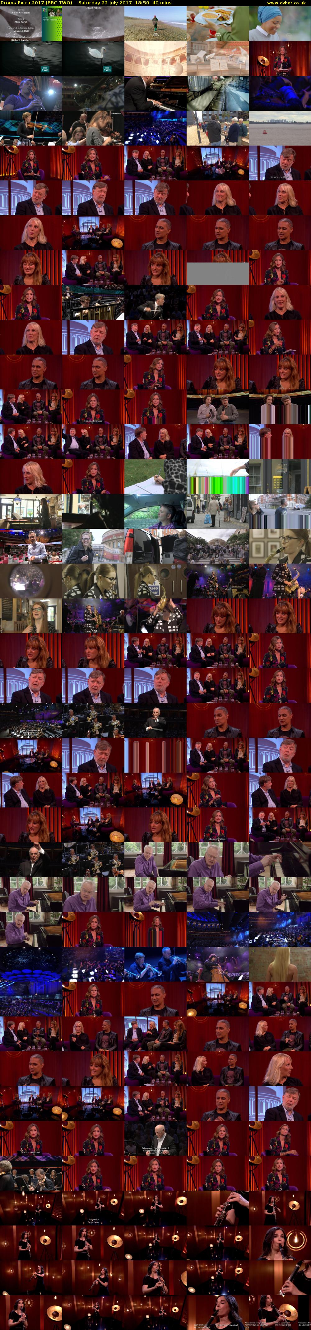 Proms Extra 2017 (BBC TWO) Saturday 22 July 2017 18:50 - 19:30