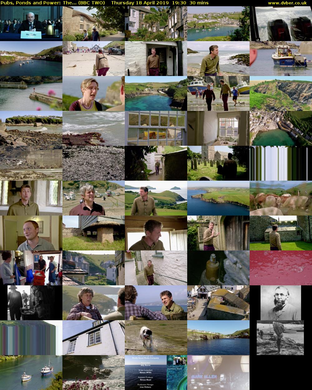 Pubs, Ponds and Power: The... (BBC TWO) Thursday 18 April 2019 19:30 - 20:00