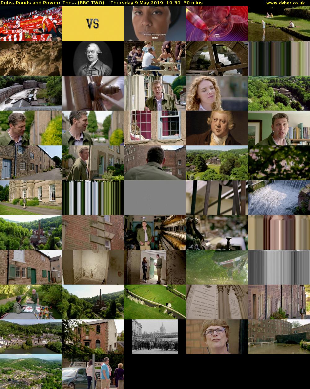 Pubs, Ponds and Power: The... (BBC TWO) Thursday 9 May 2019 19:30 - 20:00