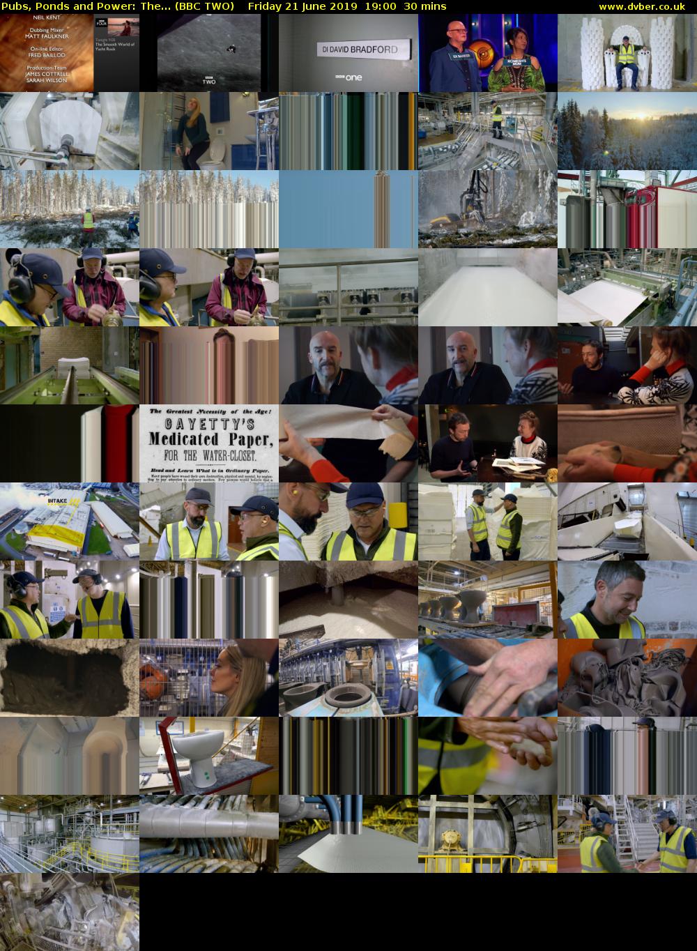 Pubs, Ponds and Power: The... (BBC TWO) Friday 21 June 2019 19:00 - 19:30