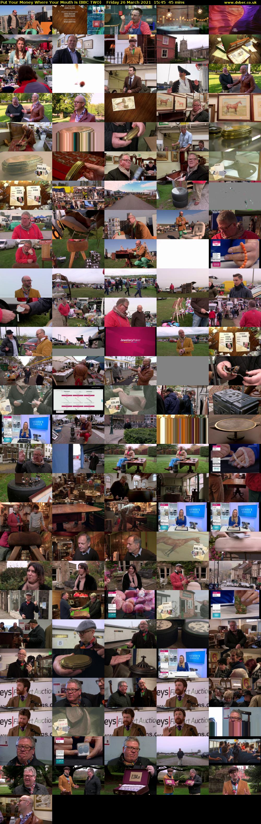 Put Your Money Where Your Mouth Is (BBC TWO) Friday 26 March 2021 15:45 - 16:30