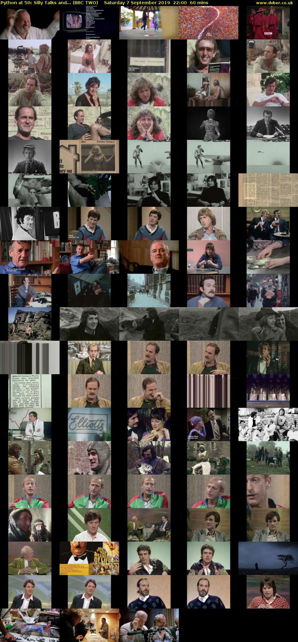Python at 50: Silly Talks and... (BBC TWO) Saturday 7 September 2019 22:00 - 23:00
