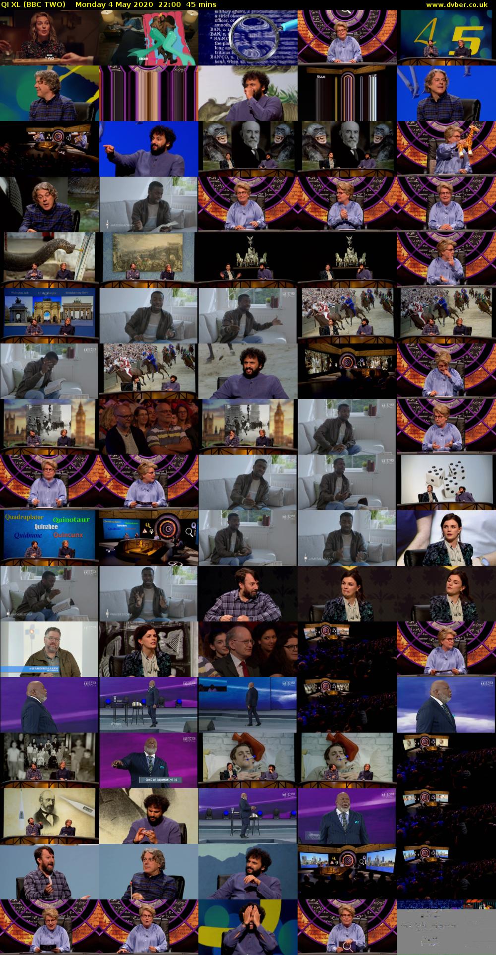 QI XL (BBC TWO) Monday 4 May 2020 22:00 - 22:45