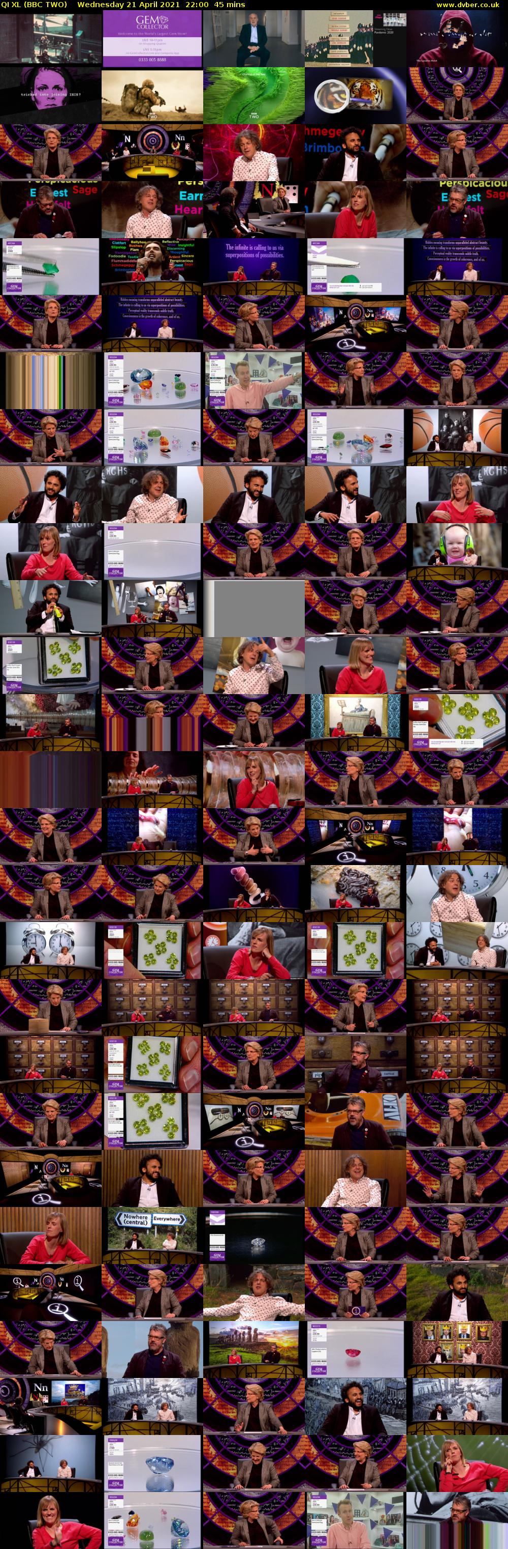 QI XL (BBC TWO) Wednesday 21 April 2021 22:00 - 22:45