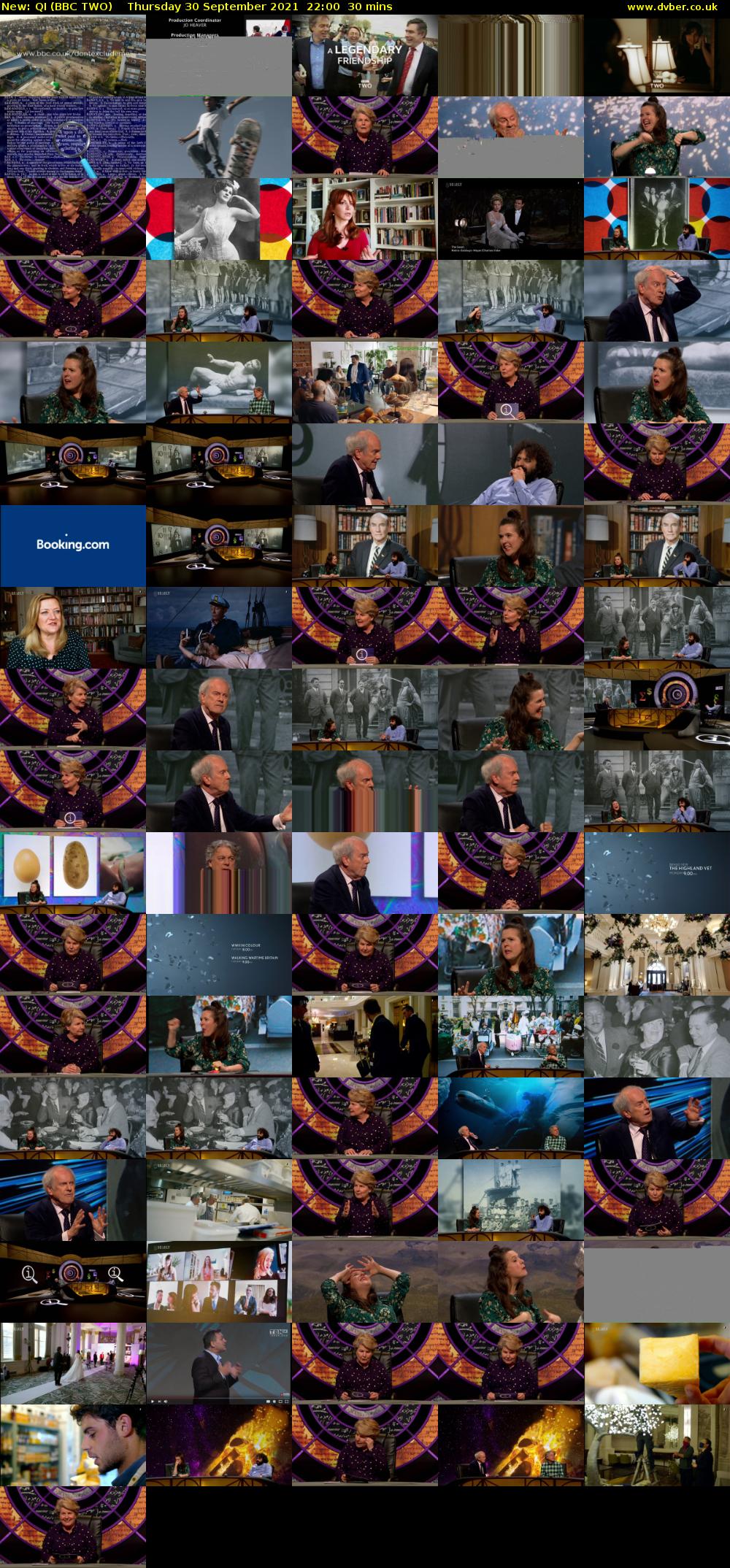 QI (BBC TWO) Thursday 30 September 2021 22:00 - 22:30