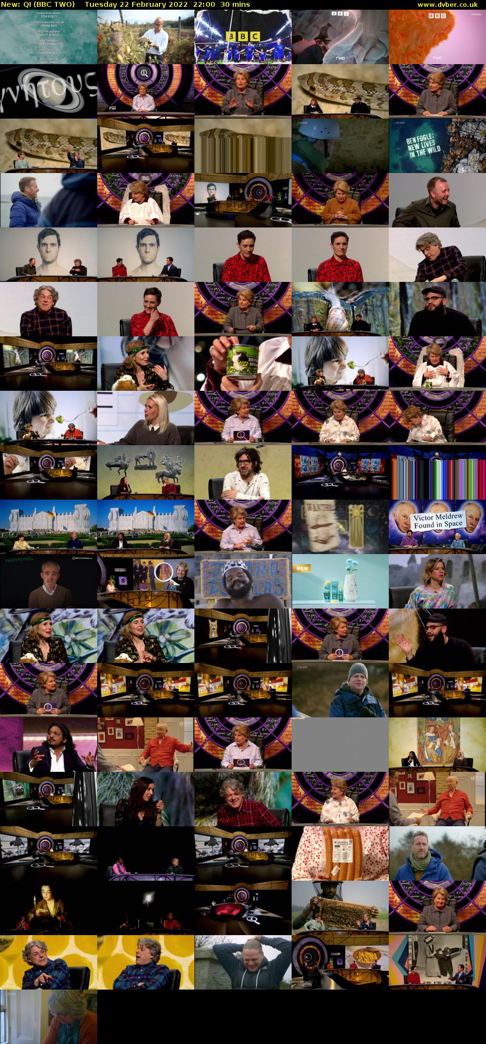 QI (BBC TWO) Tuesday 22 February 2022 22:00 - 22:30