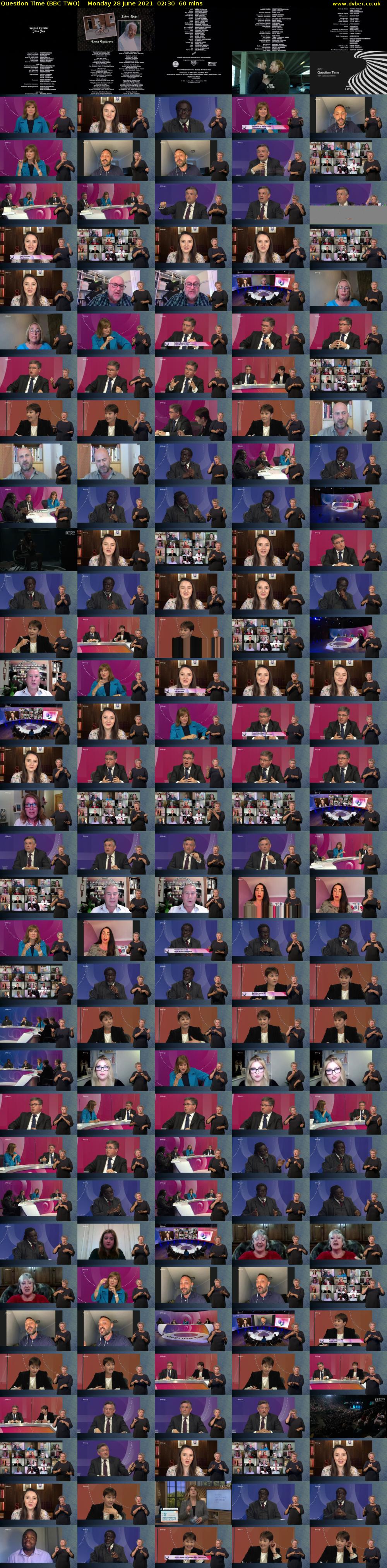 Question Time (BBC TWO) Monday 28 June 2021 02:30 - 03:30