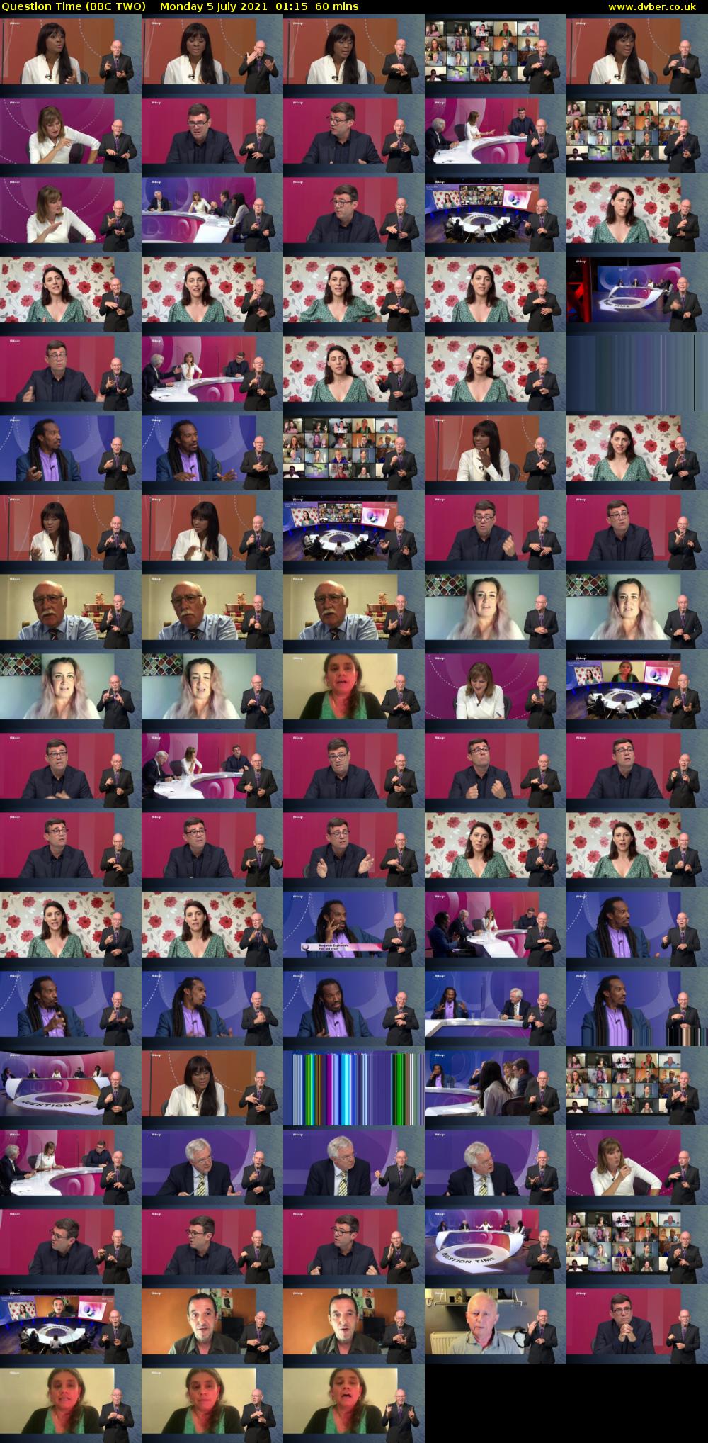 Question Time (BBC TWO) Monday 5 July 2021 01:15 - 02:15