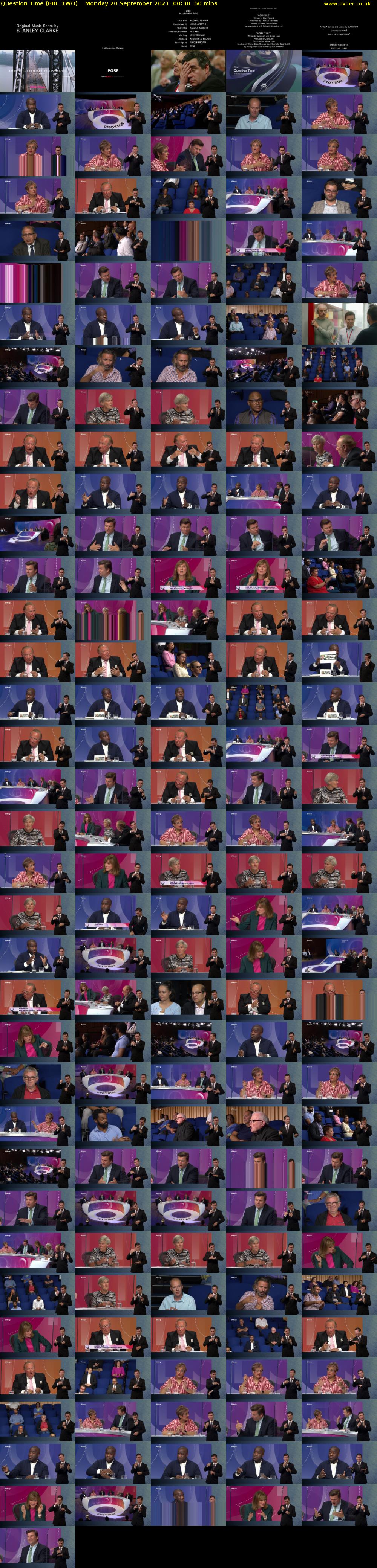 Question Time (BBC TWO) Monday 20 September 2021 00:30 - 01:30