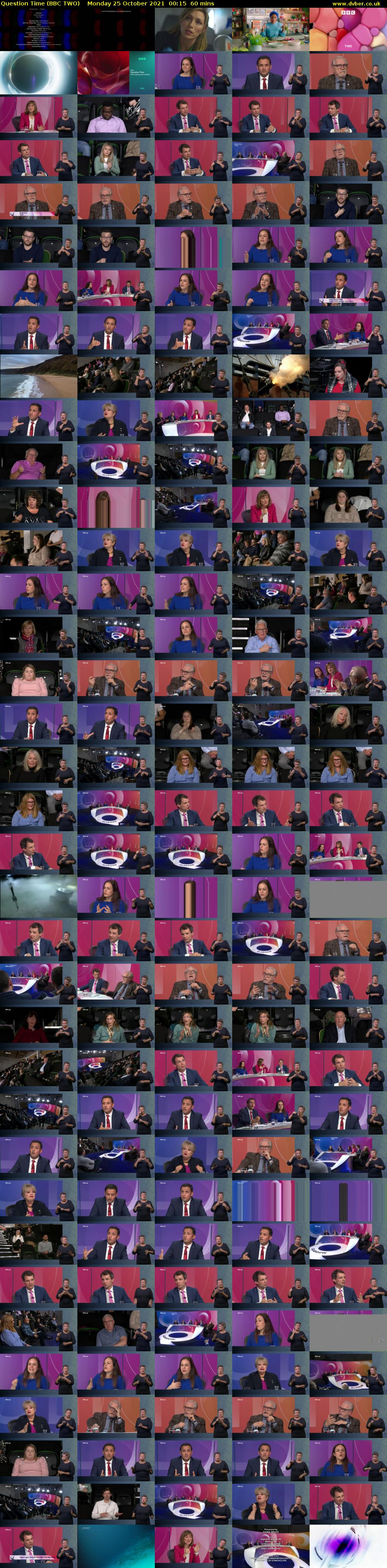 Question Time (BBC TWO) Monday 25 October 2021 00:15 - 01:15