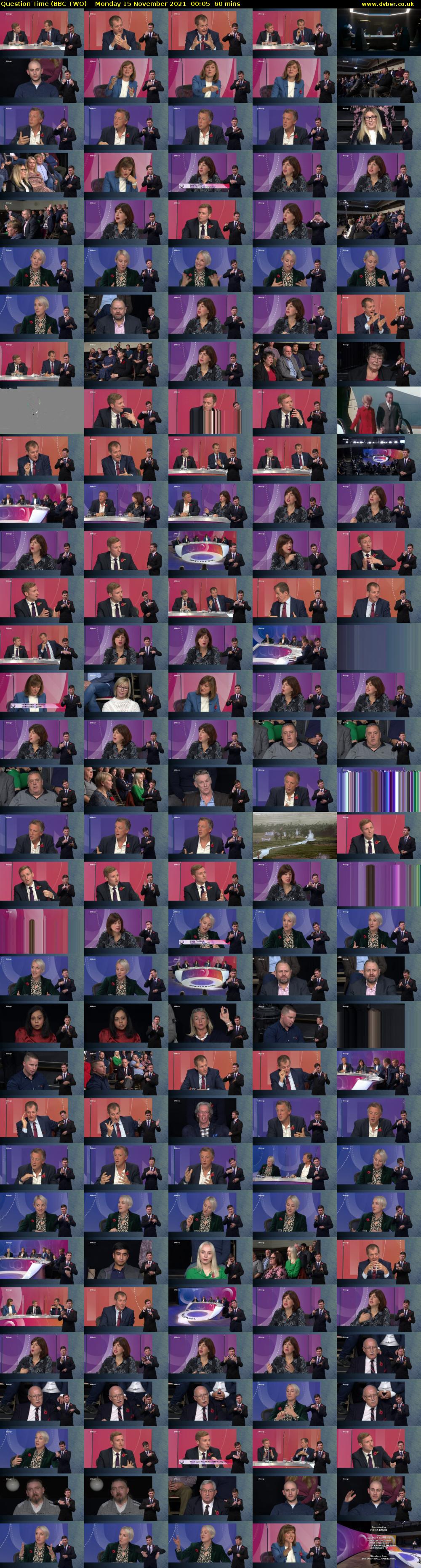 Question Time (BBC TWO) Monday 15 November 2021 00:05 - 01:05