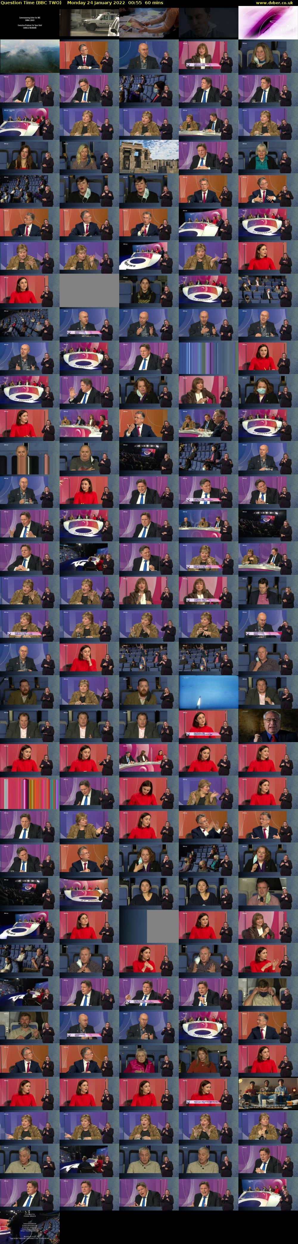 Question Time (BBC TWO) Monday 24 January 2022 00:55 - 01:55