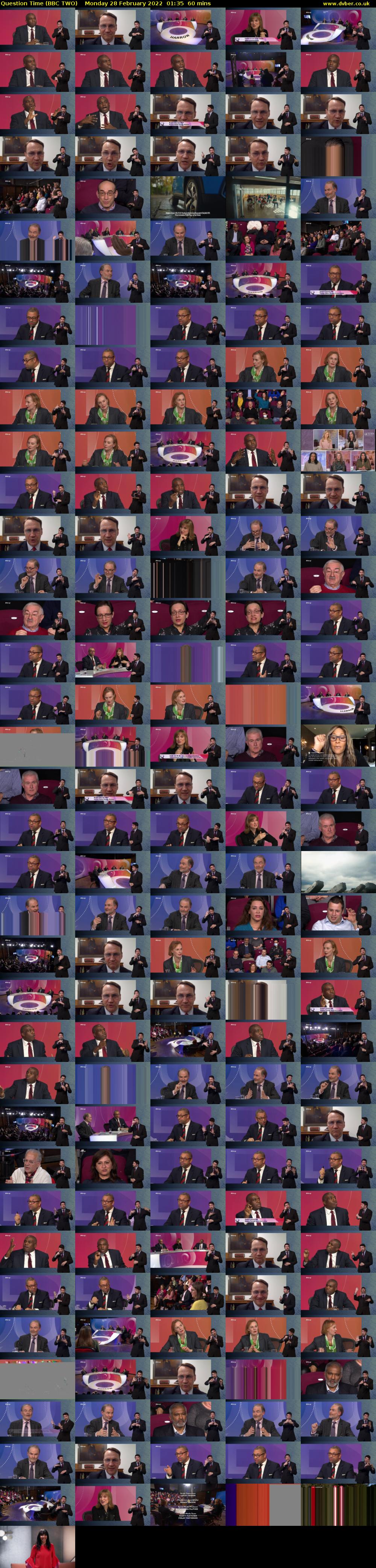Question Time (BBC TWO) Monday 28 February 2022 01:35 - 02:35
