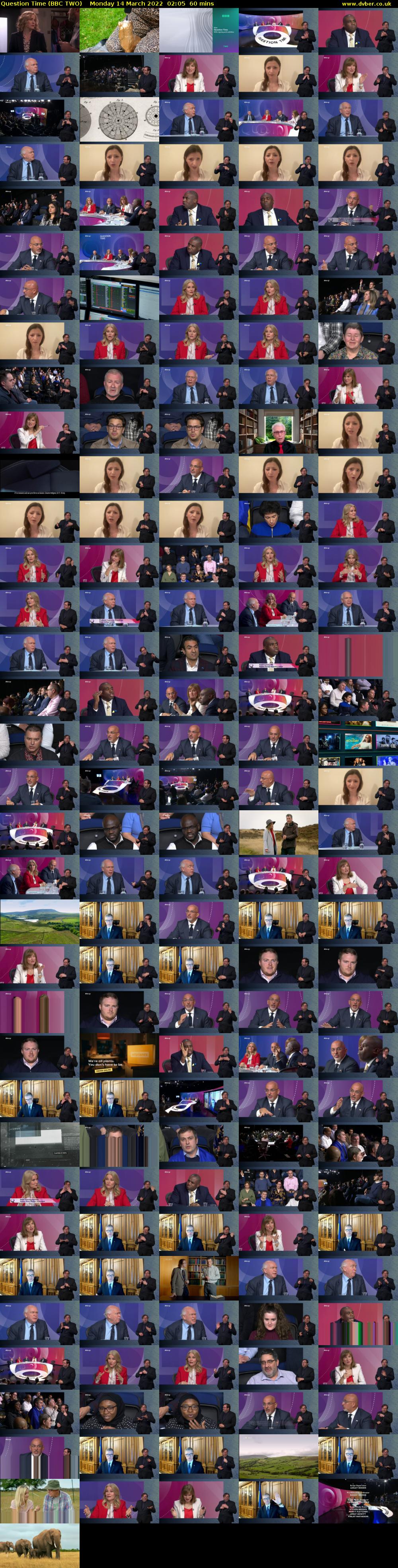 Question Time (BBC TWO) Monday 14 March 2022 02:05 - 03:05