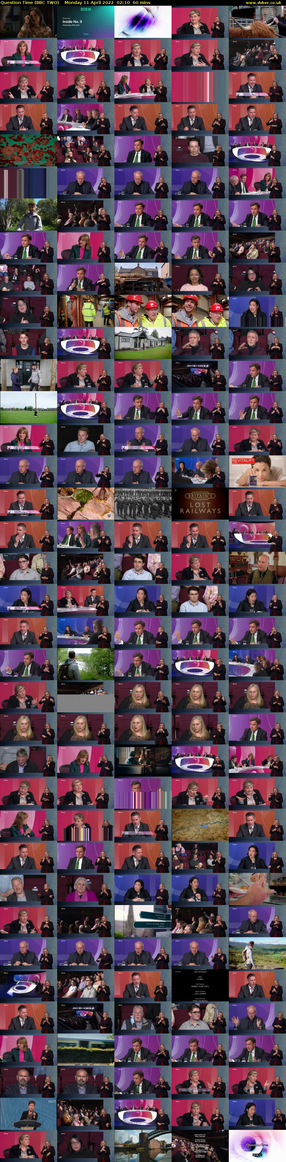 Question Time (BBC TWO) Monday 11 April 2022 02:10 - 03:10