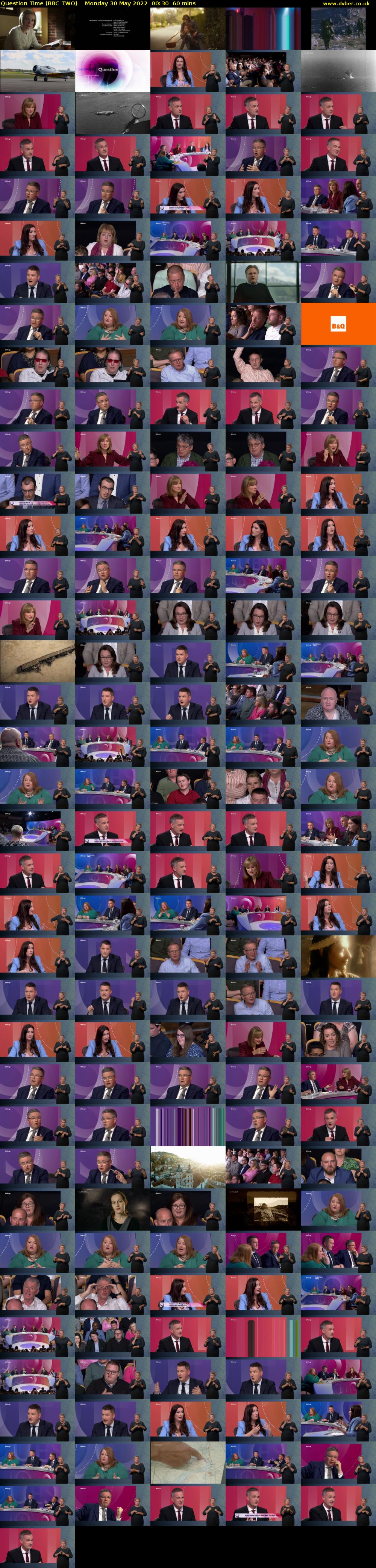 Question Time (BBC TWO) Monday 30 May 2022 00:30 - 01:30