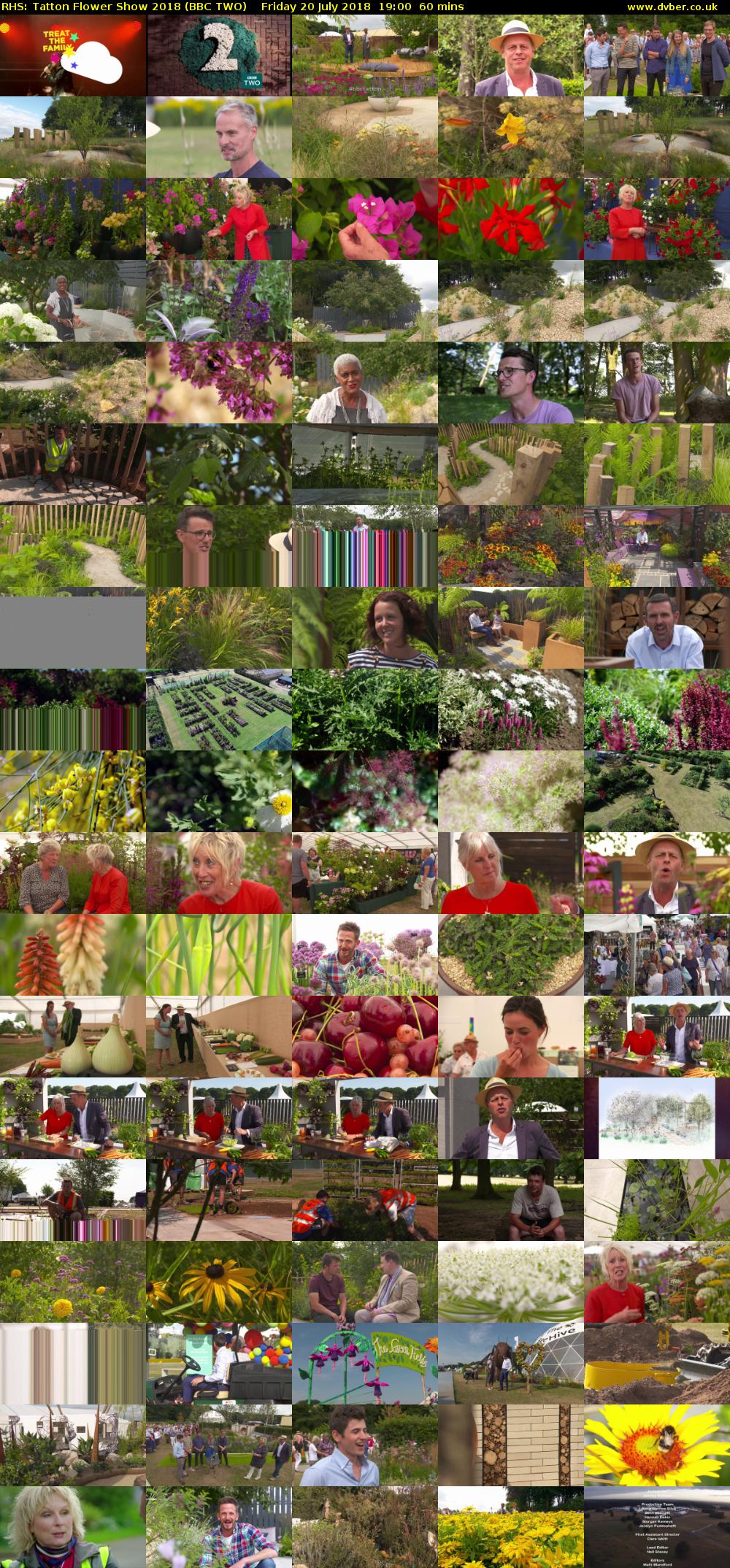 RHS: Tatton Flower Show 2018 (BBC TWO) Friday 20 July 2018 19:00 - 20:00