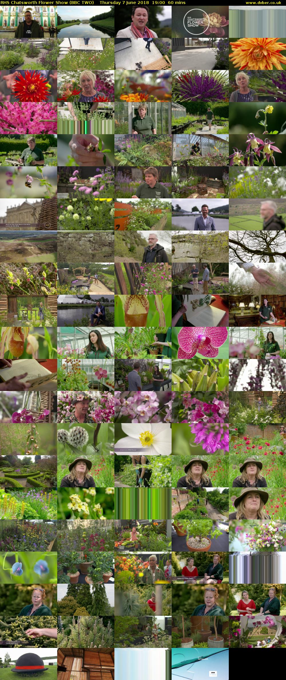 RHS Chatsworth Flower Show (BBC TWO) Thursday 7 June 2018 19:00 - 20:00