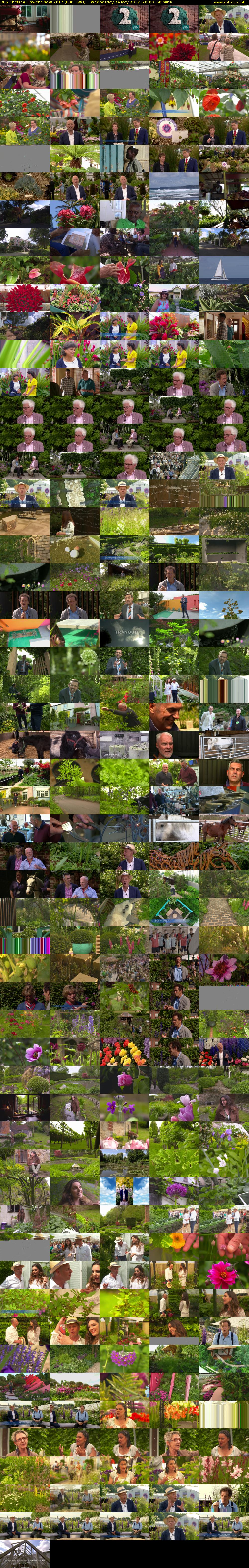 RHS Chelsea Flower Show 2017 (BBC TWO) Wednesday 24 May 2017 20:00 - 21:00