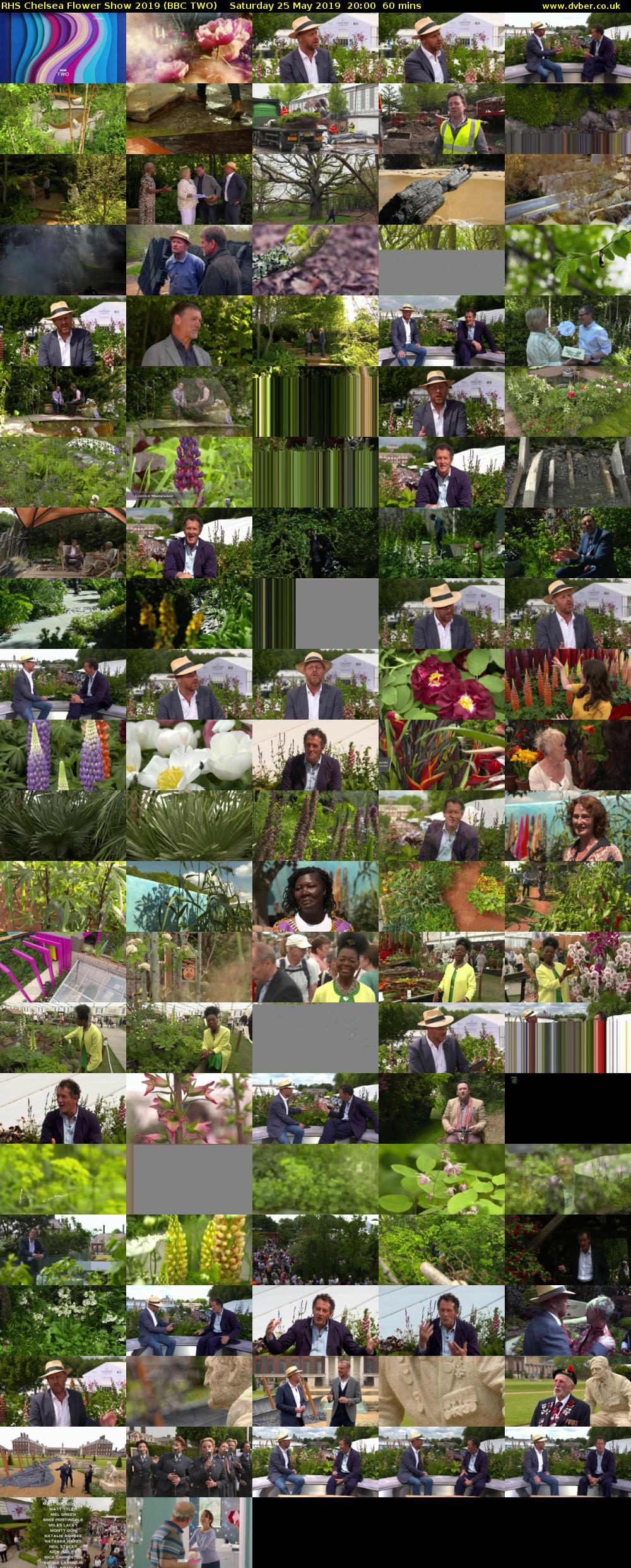 RHS Chelsea Flower Show 2019 (BBC TWO) Saturday 25 May 2019 20:00 - 21:00