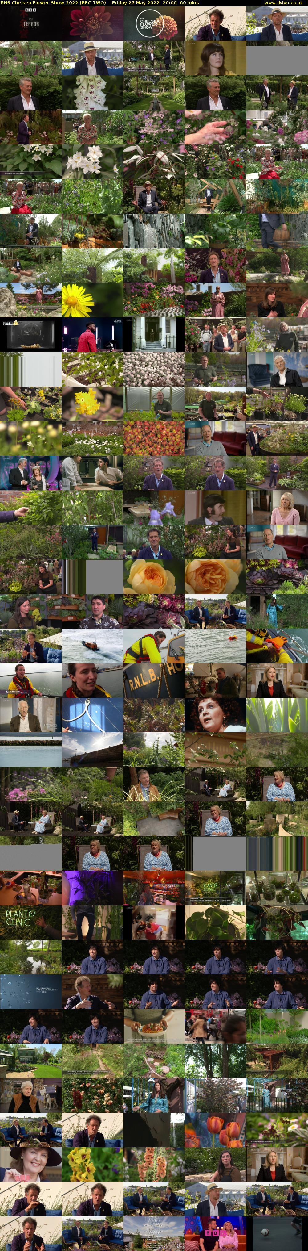 RHS Chelsea Flower Show 2022 (BBC TWO) Friday 27 May 2022 20:00 - 21:00