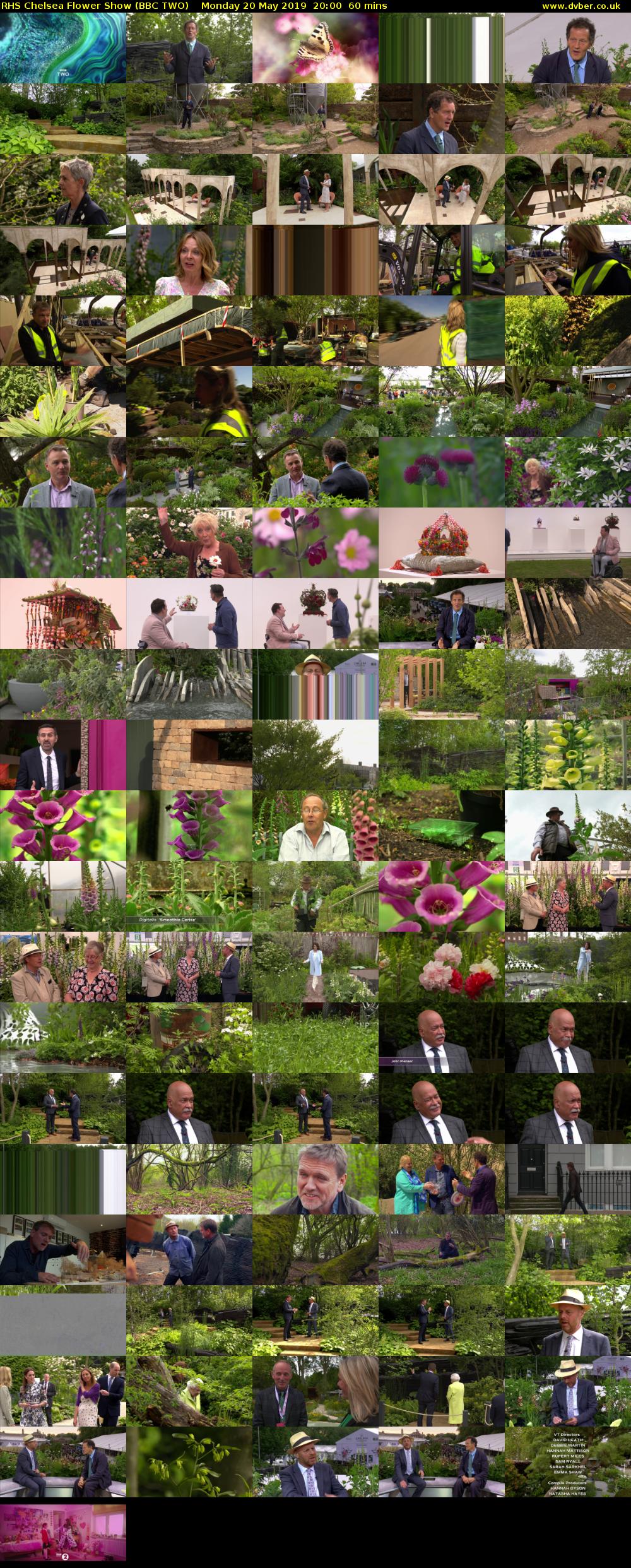 RHS Chelsea Flower Show (BBC TWO) Monday 20 May 2019 20:00 - 21:00