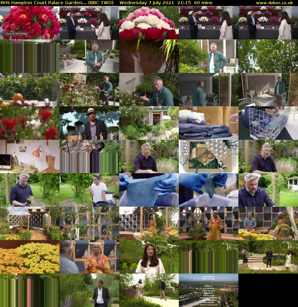 RHS Hampton Court Palace Garden... (BBC TWO) Wednesday 7 July 2021 21:15 - 22:15