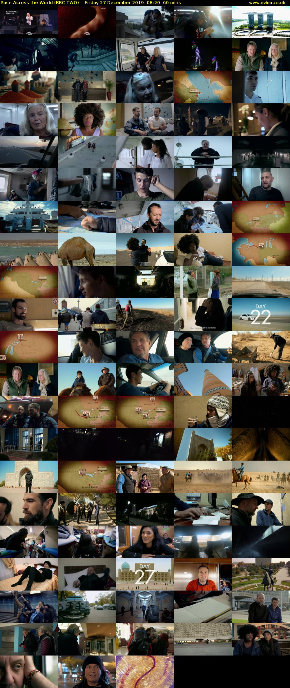 Race Across the World (BBC TWO) Friday 27 December 2019 08:20 - 09:20