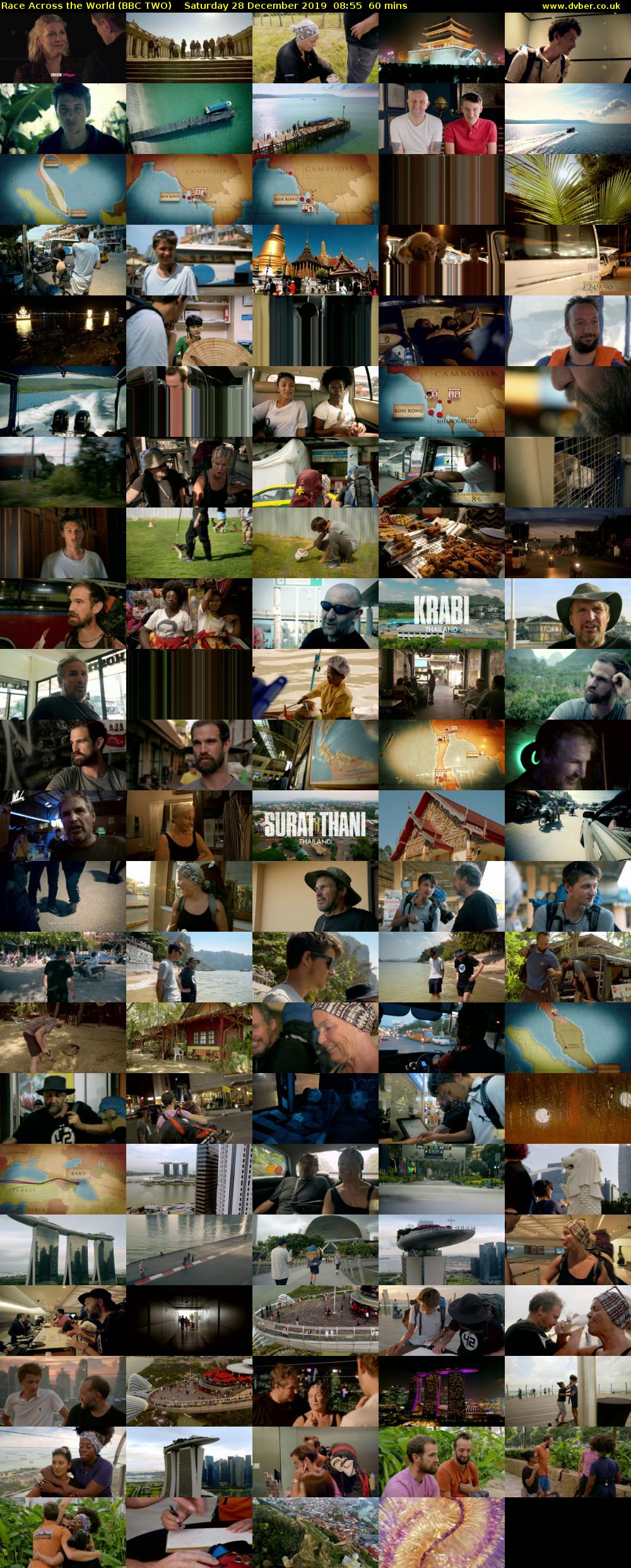 Race Across the World (BBC TWO) Saturday 28 December 2019 08:55 - 09:55