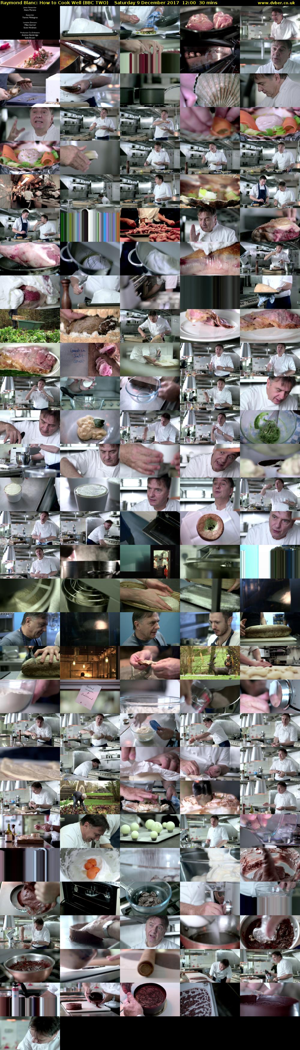 Raymond Blanc: How to Cook Well (BBC TWO) Saturday 9 December 2017 12:00 - 12:30
