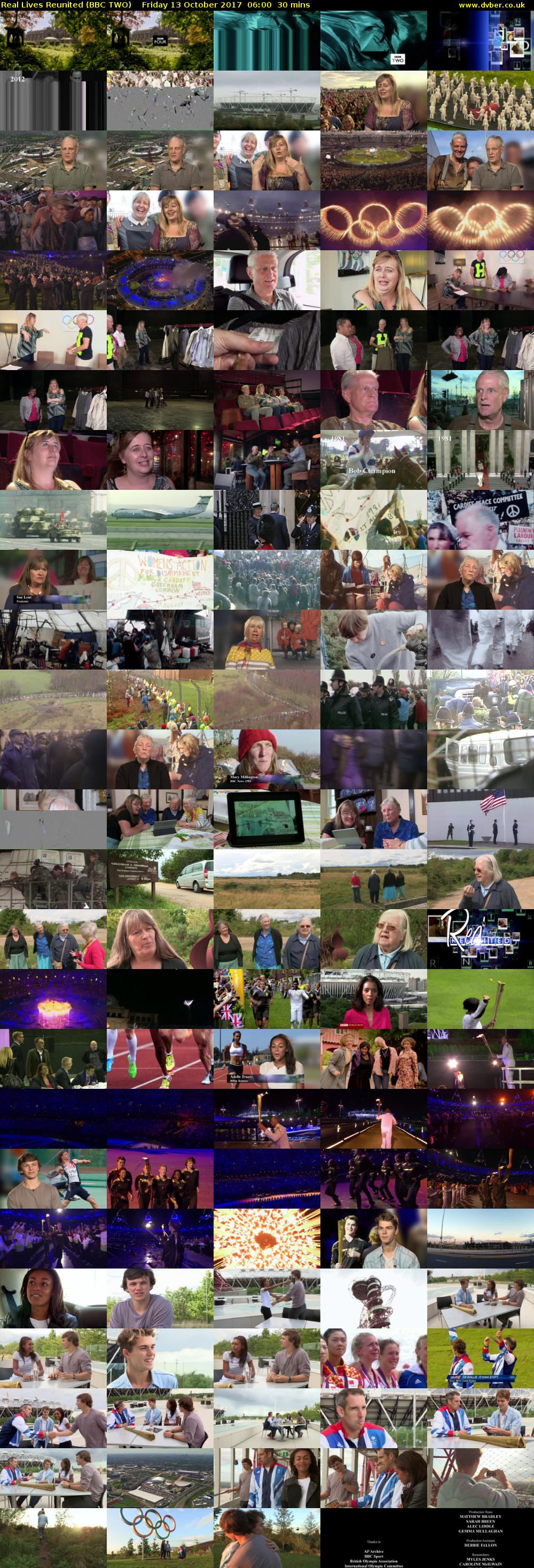 Real Lives Reunited (BBC TWO) Friday 13 October 2017 06:00 - 06:30