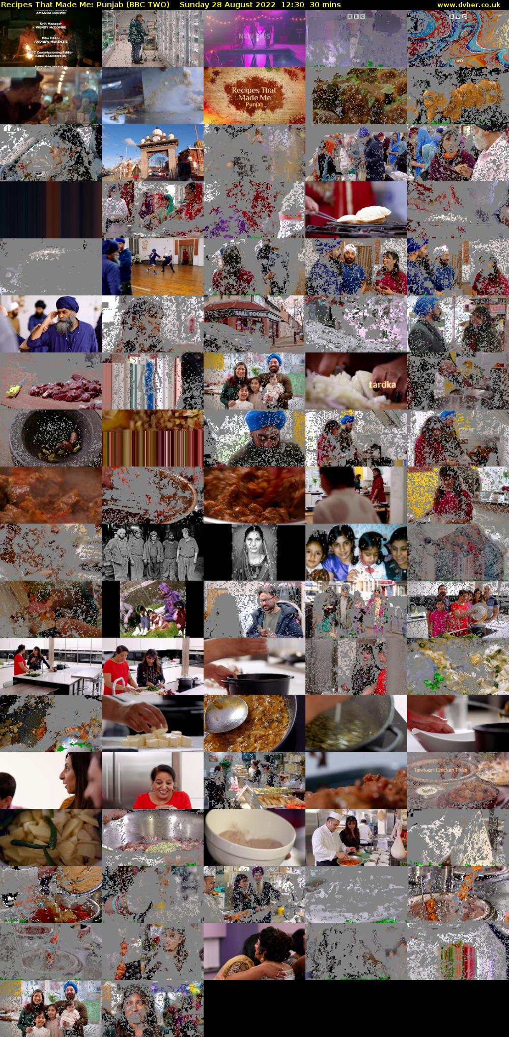 Recipes That Made Me: Punjab (BBC TWO) Sunday 28 August 2022 12:30 - 13:00