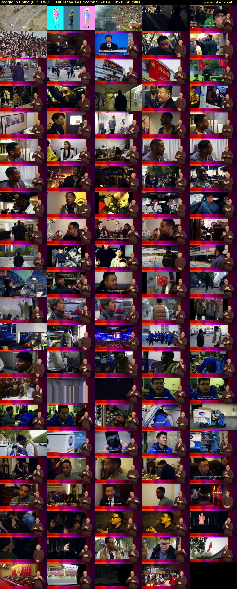 Reggie in China (BBC TWO) Thursday 19 December 2019 00:20 - 01:20