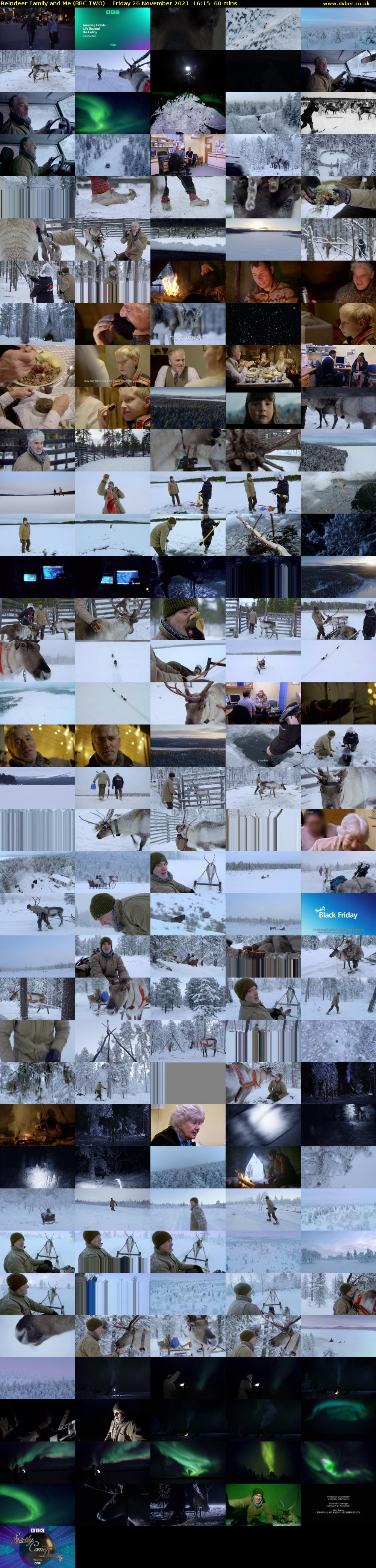 Reindeer Family and Me (BBC TWO) Friday 26 November 2021 16:15 - 17:15