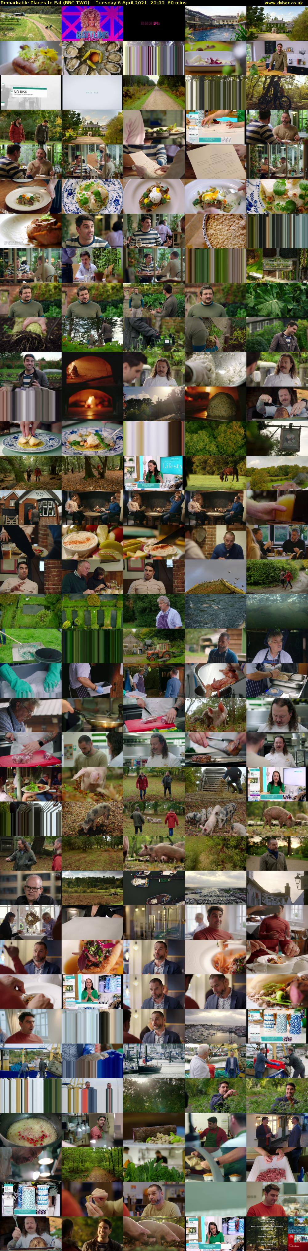Remarkable Places to Eat (BBC TWO) Tuesday 6 April 2021 20:00 - 21:00