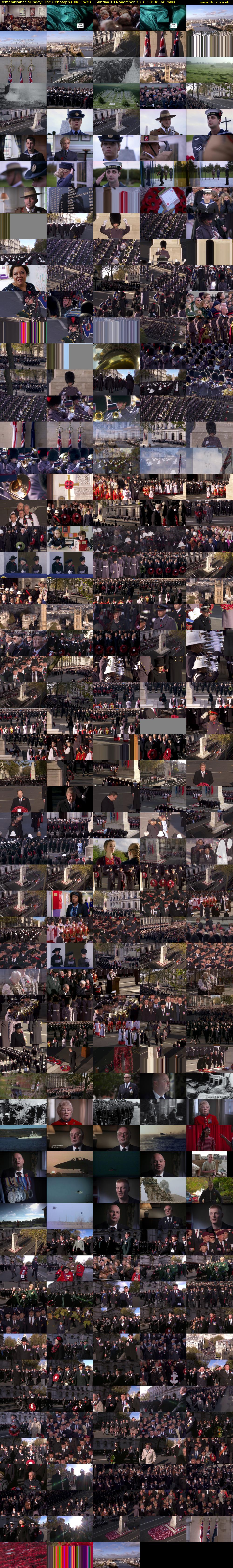 Remembrance Sunday: The Cenotaph (BBC TWO) Sunday 13 November 2016 17:30 - 18:30