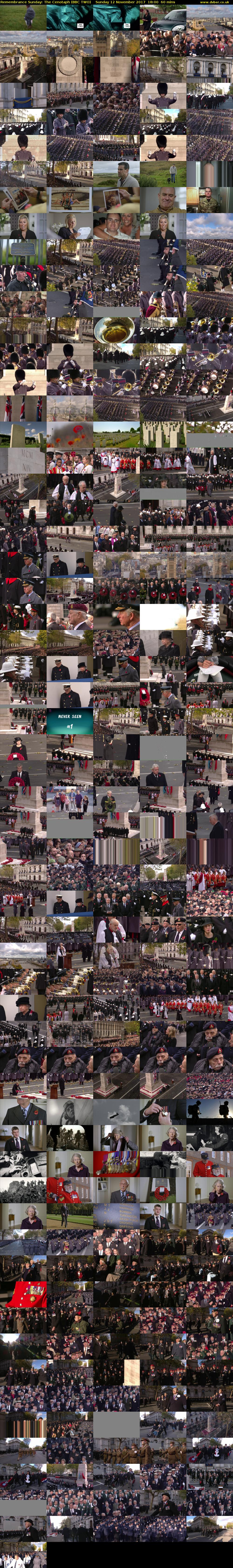 Remembrance Sunday: The Cenotaph (BBC TWO) Sunday 12 November 2017 18:00 - 19:00