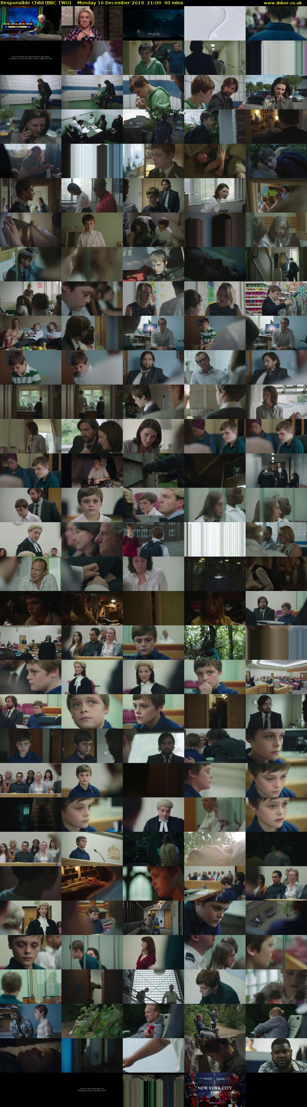 Responsible Child (BBC TWO) Monday 16 December 2019 21:00 - 22:30