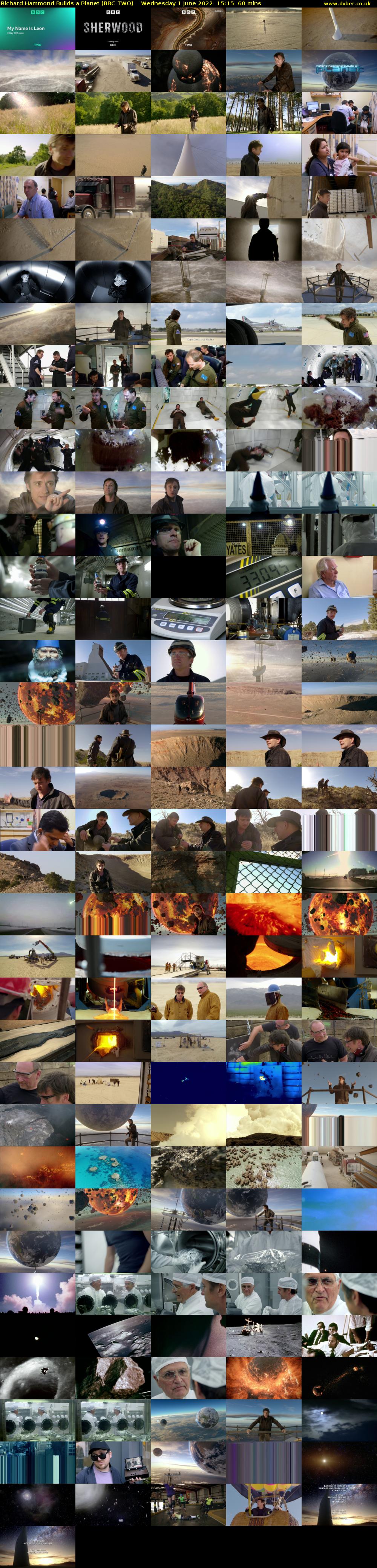 Richard Hammond Builds a Planet (BBC TWO) Wednesday 1 June 2022 15:15 - 16:15