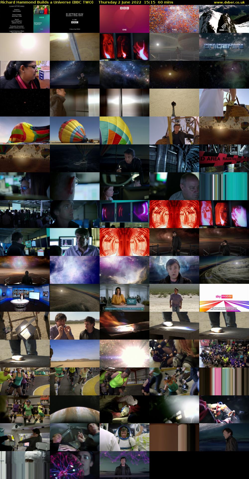 Richard Hammond Builds a Universe (BBC TWO) Thursday 2 June 2022 15:15 - 16:15