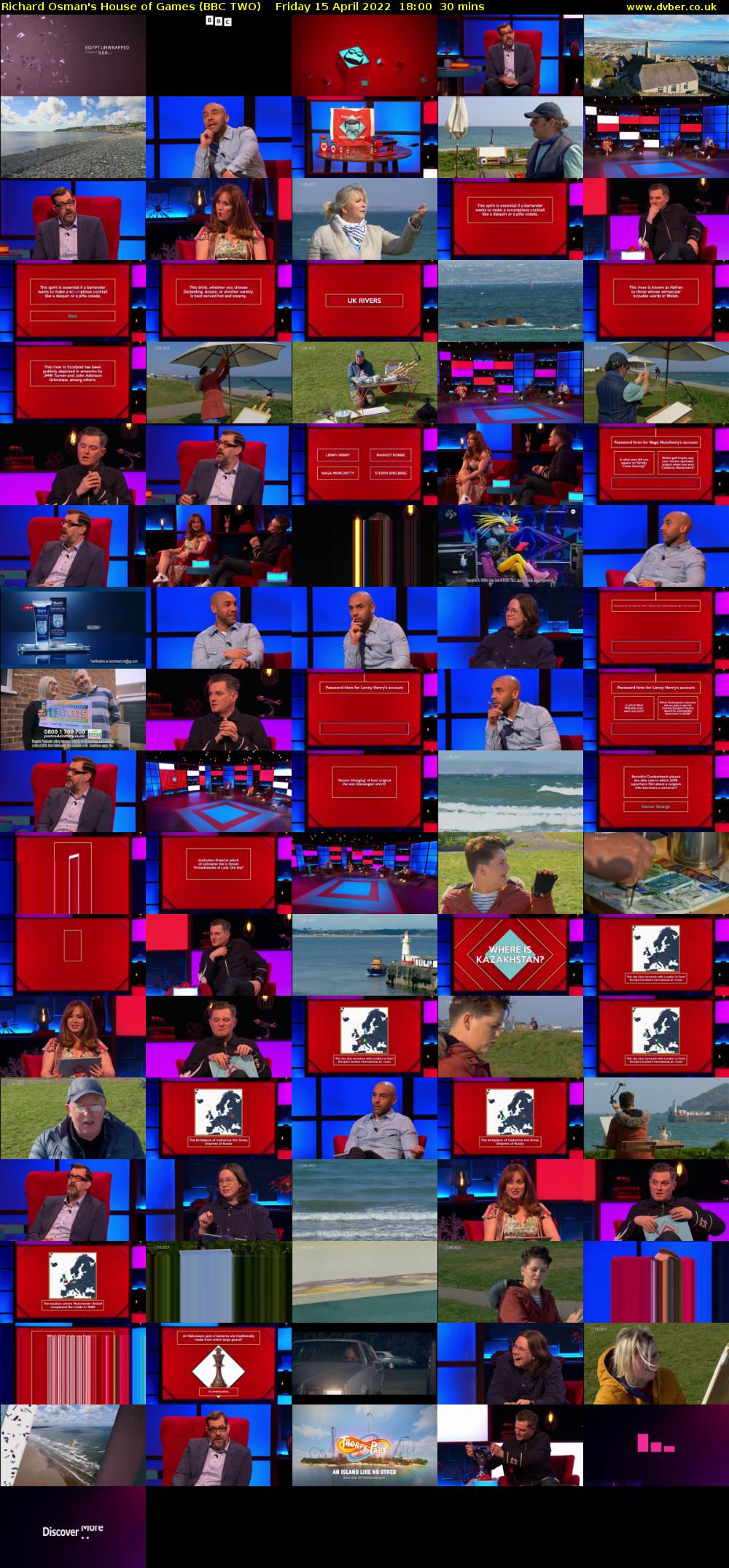 Richard Osman's House of Games (BBC TWO) Friday 15 April 2022 18:00 - 18:30