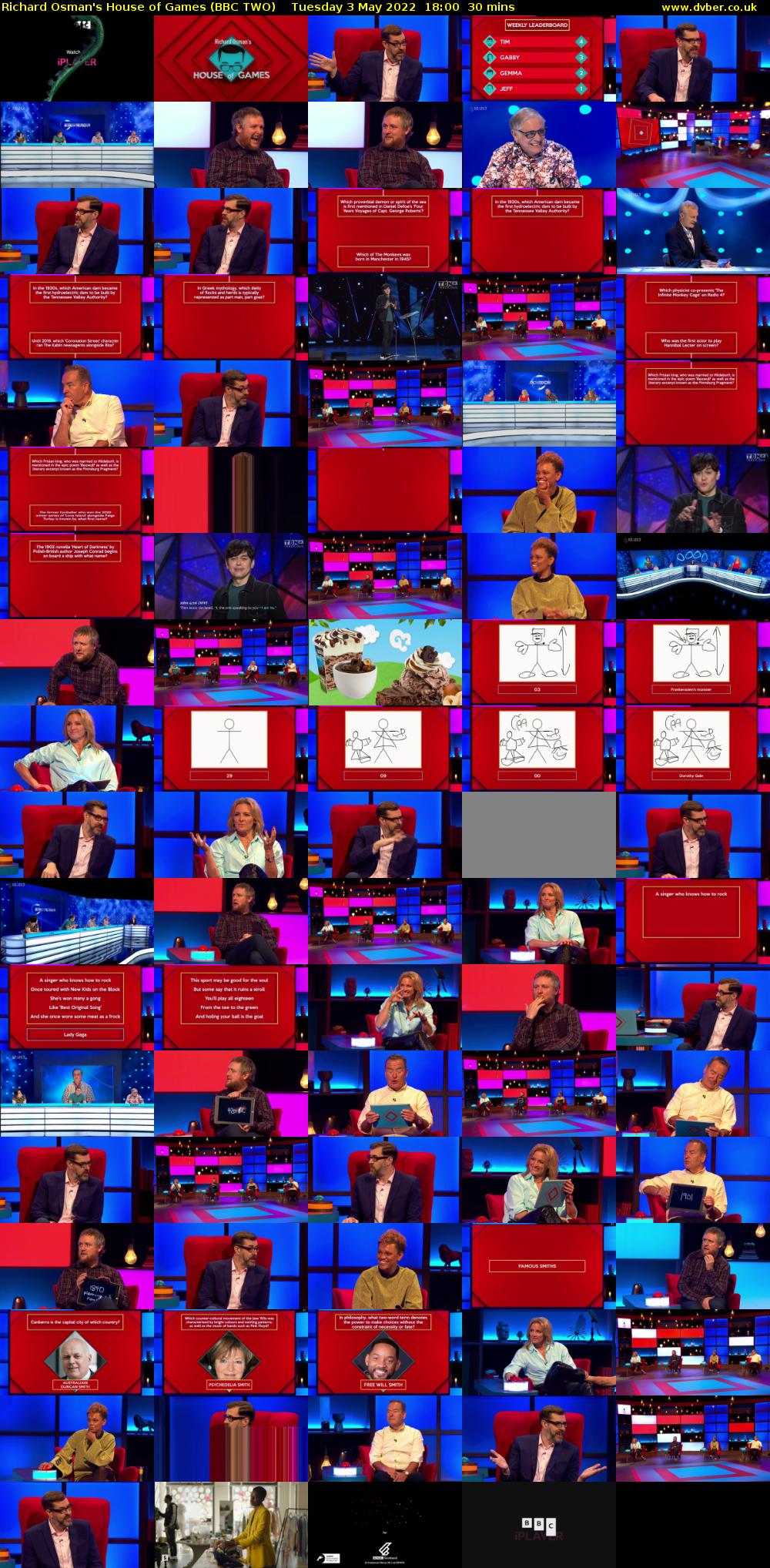 Richard Osman's House of Games (BBC TWO) Tuesday 3 May 2022 18:00 - 18:30