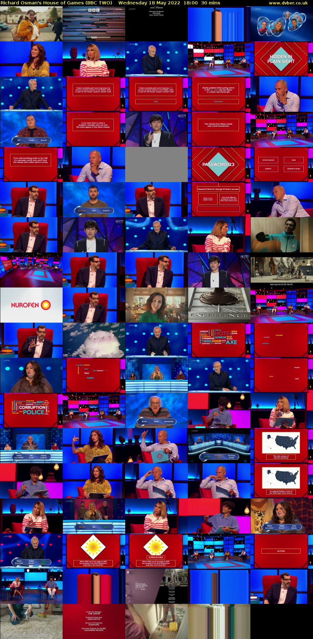 Richard Osman's House of Games (BBC TWO) Wednesday 18 May 2022 18:00 - 18:30