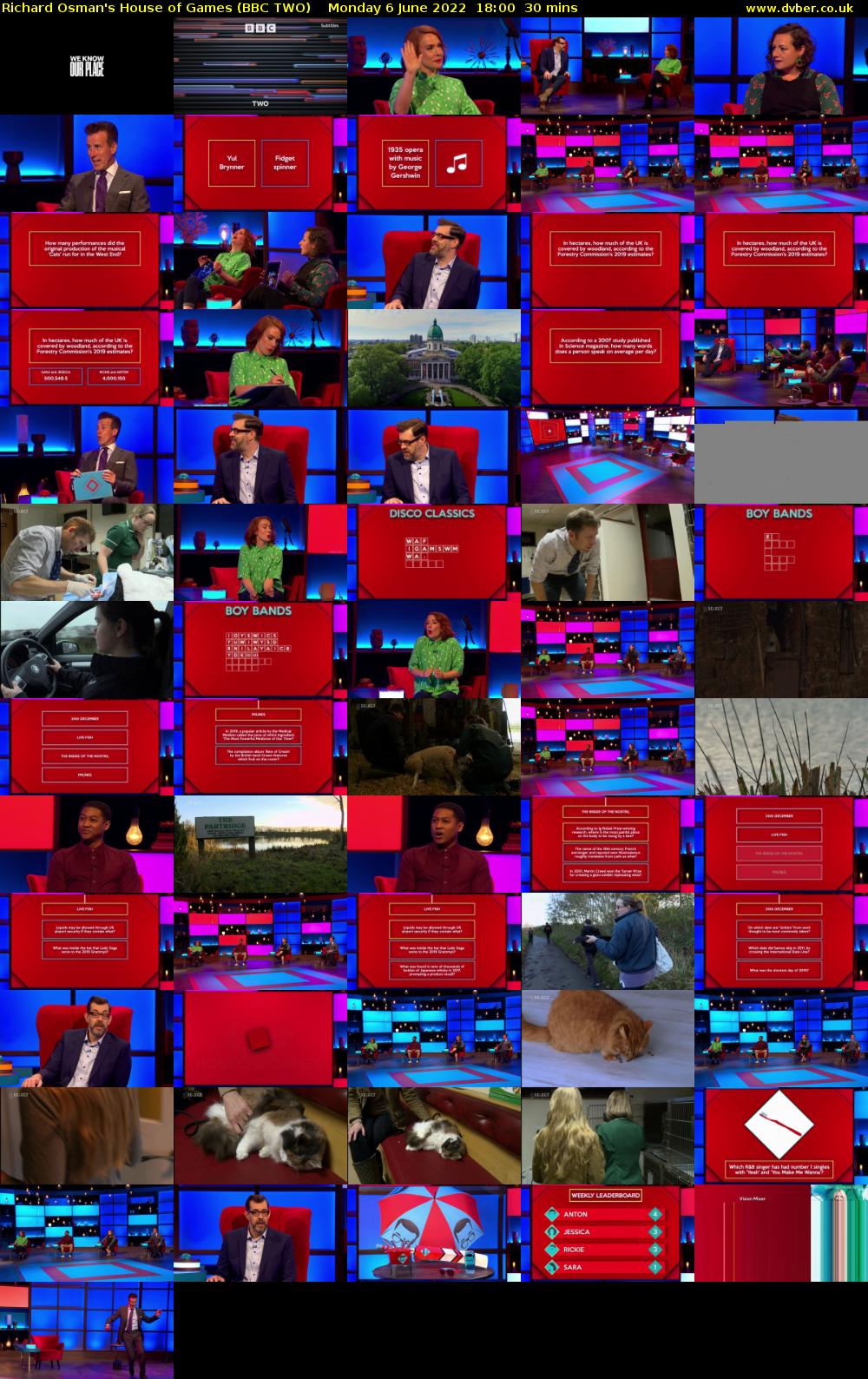 Richard Osman's House of Games (BBC TWO) Monday 6 June 2022 18:00 - 18:30