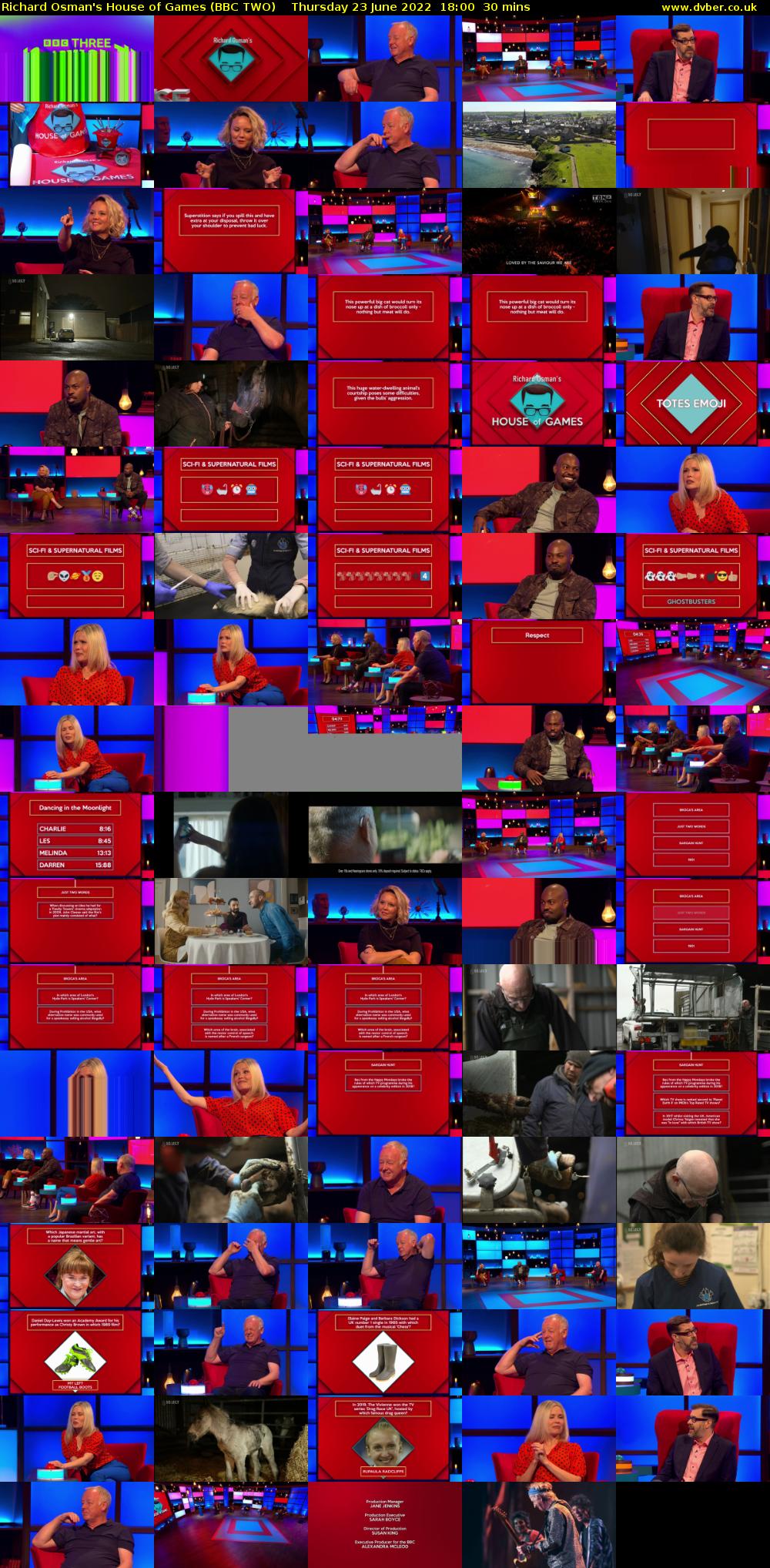 Richard Osman's House of Games (BBC TWO) Thursday 23 June 2022 18:00 - 18:30