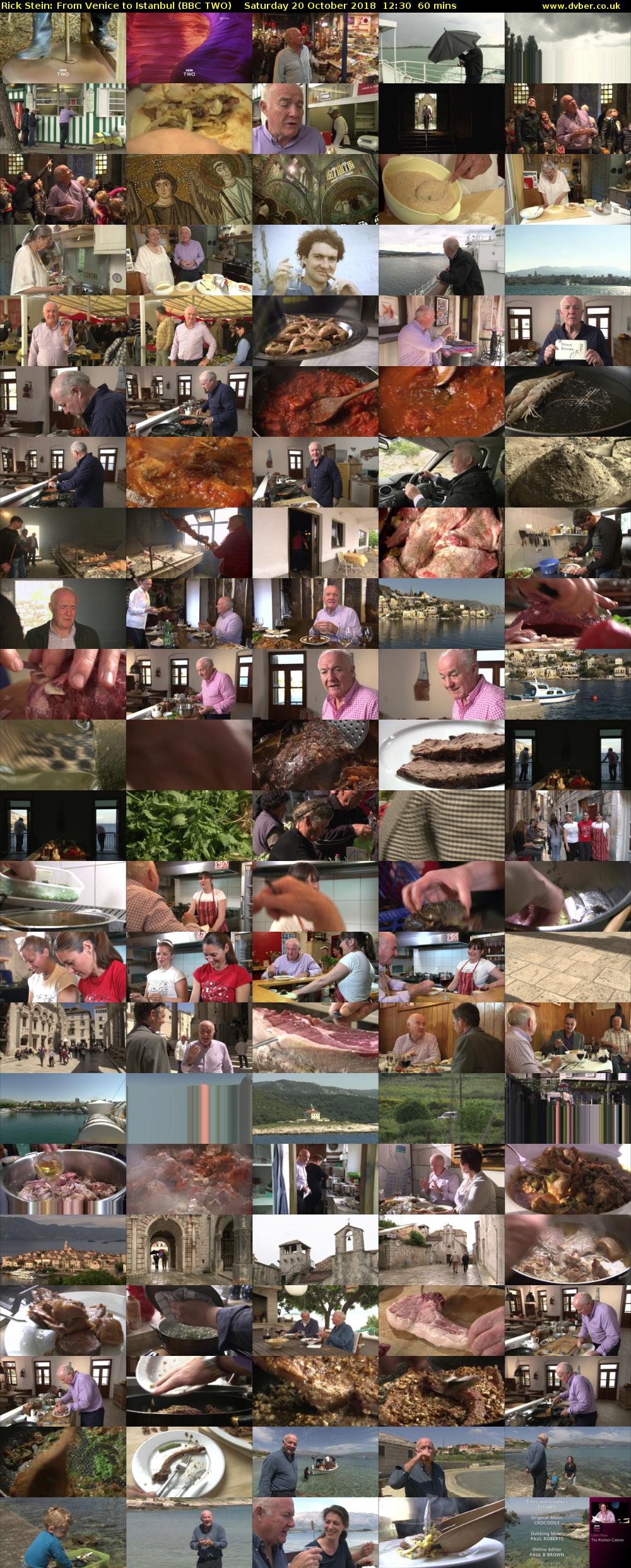 Rick Stein: From Venice to Istanbul (BBC TWO) Saturday 20 October 2018 12:30 - 13:30