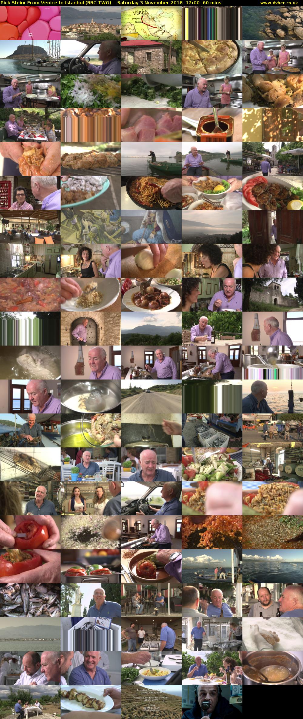 Rick Stein: From Venice to Istanbul (BBC TWO) Saturday 3 November 2018 12:00 - 13:00
