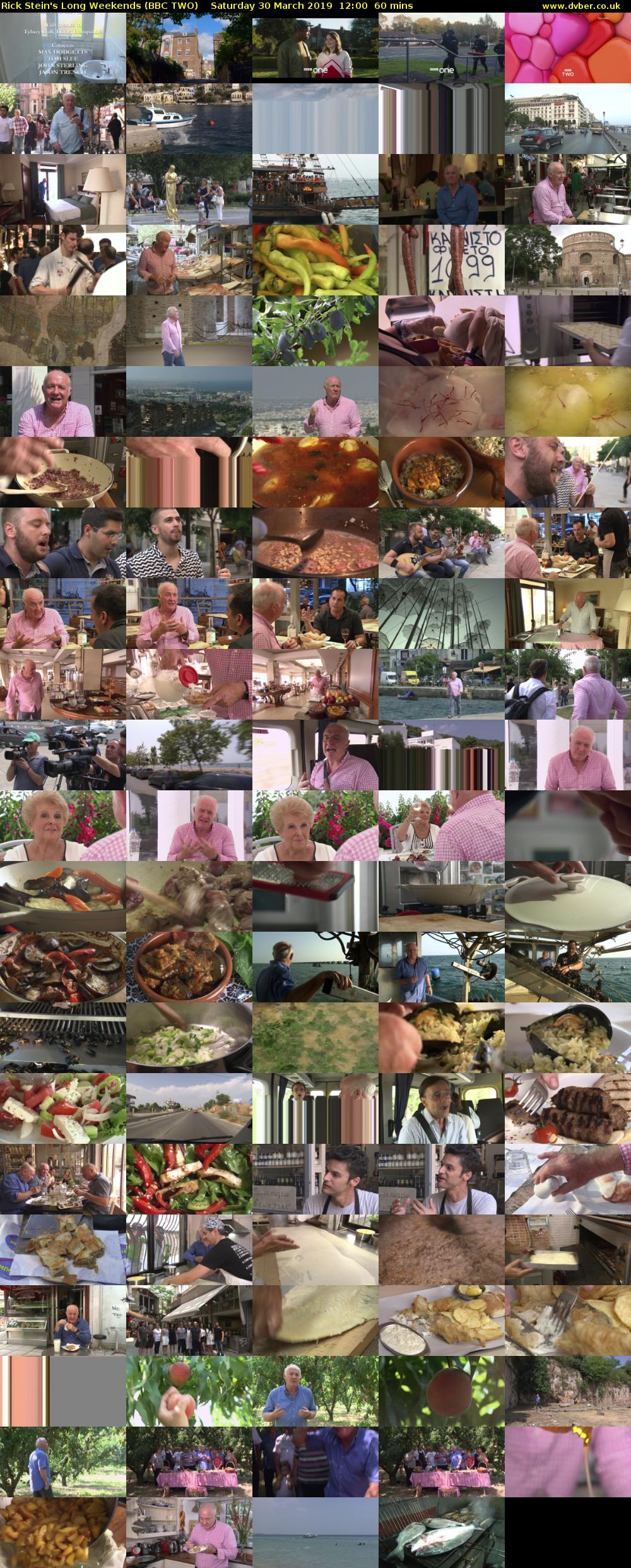 Rick Stein's Long Weekends (BBC TWO) Saturday 30 March 2019 12:00 - 13:00